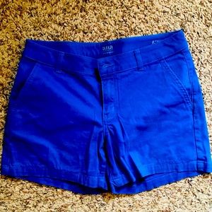 Royal blue 3” cotton shorts